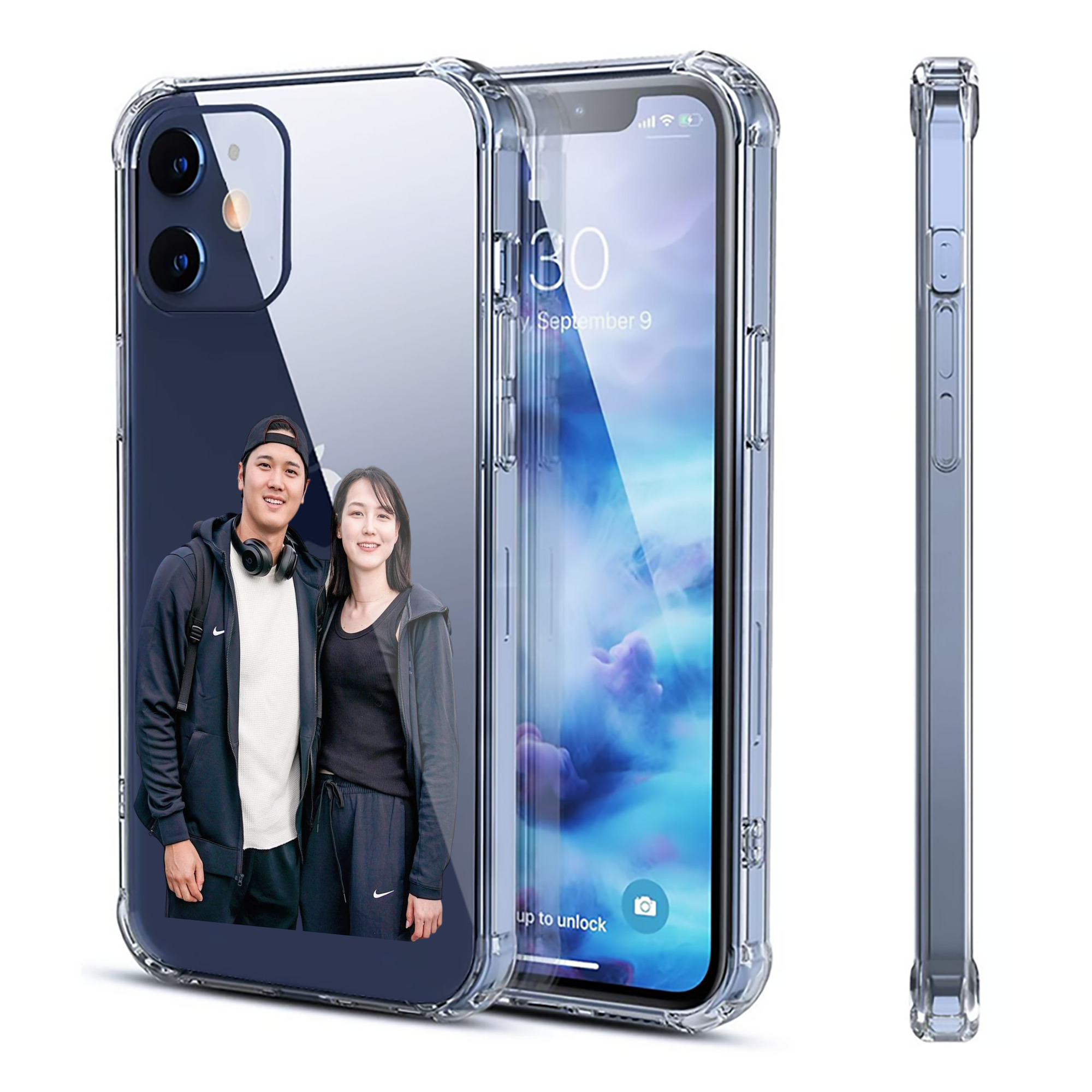  Clear IPhone 12 Case – Soft TPU With UV Print – Enhanced Drop Protection, Precise Fit, Anti-Fingerprint, Customizable Design, Scratch-Resistant, Yellow-Resistant